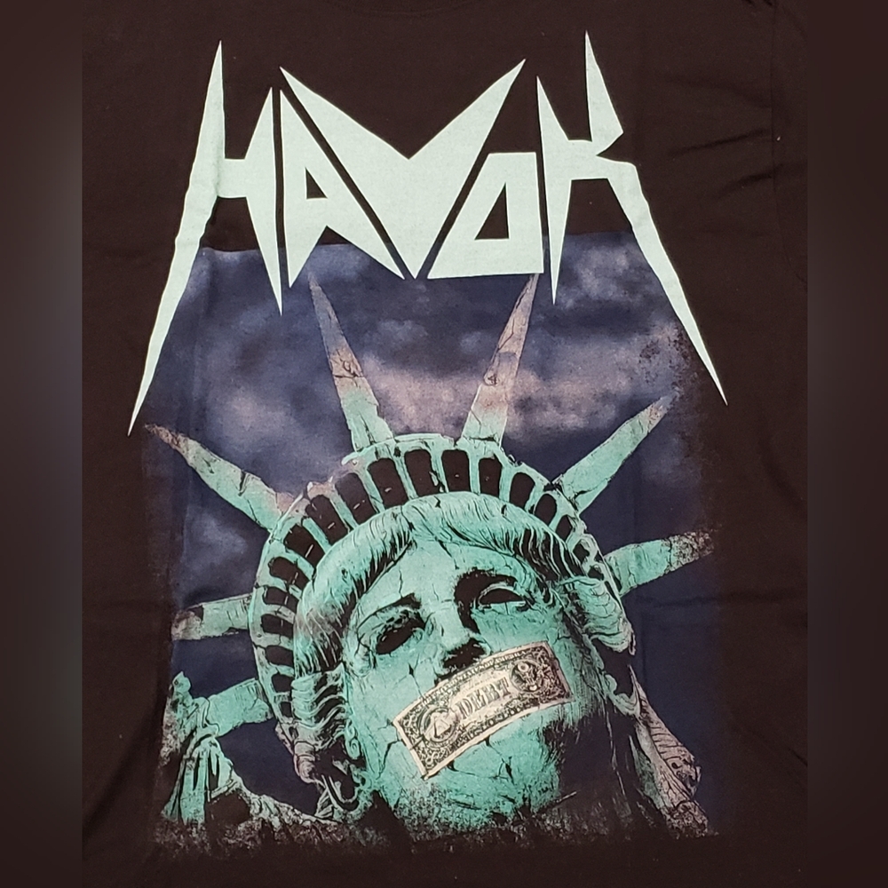 Havok Rare Tee Give Me Liberty Size T Shirt 2013 Tour W/Soulfly Brand New